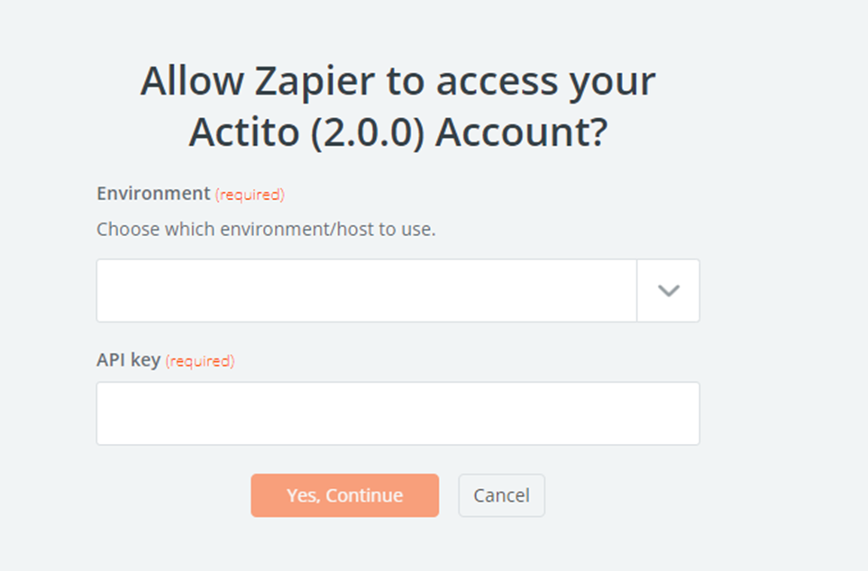 Zapier integration